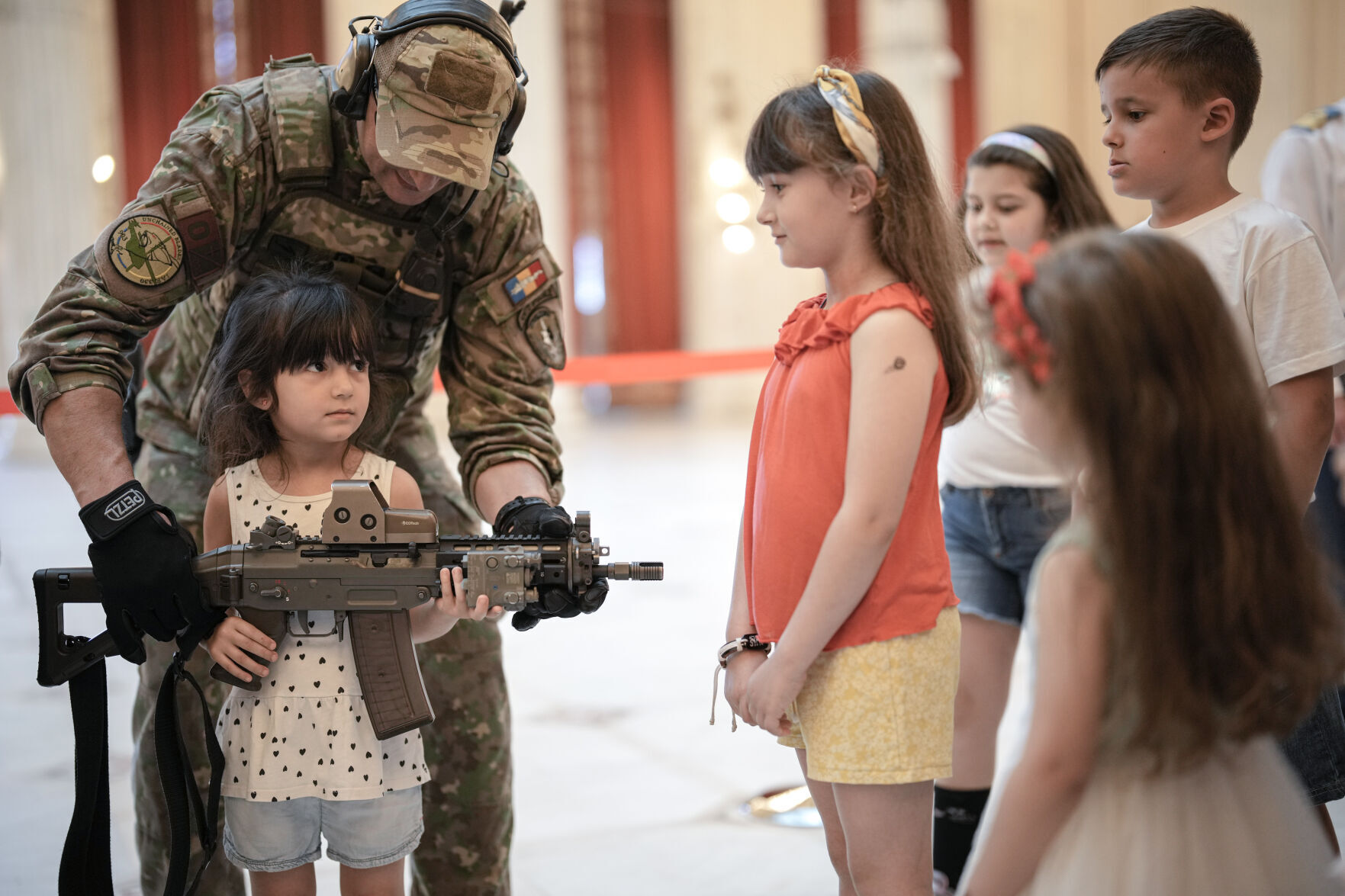 APTOPIX Romania Children's Day